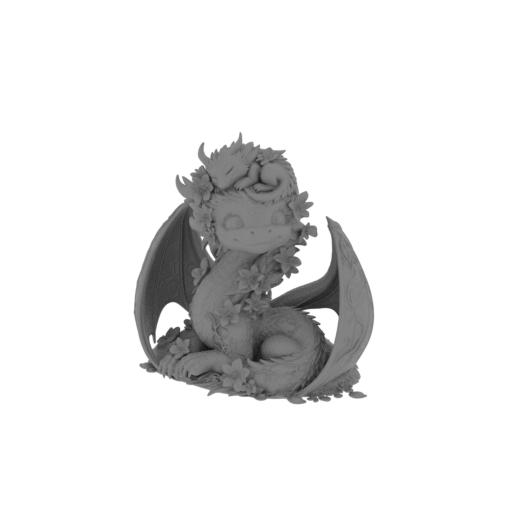 mother and baby dragon.stl