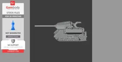 3D model of a 1942 Romanian medium tank with detailed turret and tracks.