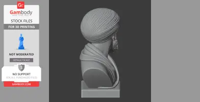 Averroes Bust - Historical Warrior STL
