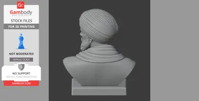 Averroes Bust - Historical Warrior STL
