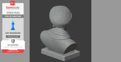 Averroes Bust - Historical Warrior STL