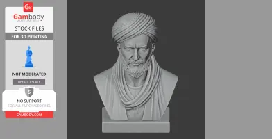 Avicenna Bust - Historical Warrior STL