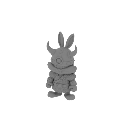 Bugs Bunny Viking Ring Figure.stl