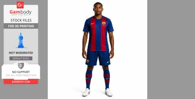 Samuel Eto'o Figurine - Religious Statue STL
