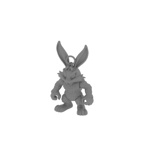 Bugs Bunny Werewolf Ring Figure.stl