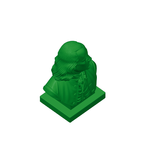 Benjamin Franklin Bust.3mf