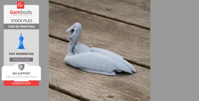 Brown Pelican - Prehistoric Animal STL