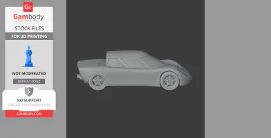 AC Propulsion tzero - Scale Vehicle STL