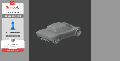 AC Propulsion tzero - Scale Vehicle STL