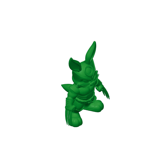 Bugs Bunny Wolverine Ring Figure.3mf