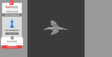 Cape Gannet - Prehistoric Animal STL