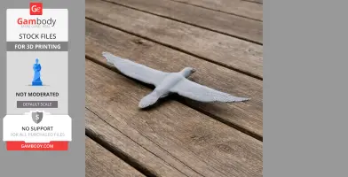 Cape Gannet - Prehistoric Animal STL