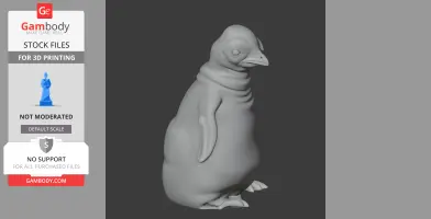 Emperor Penguin - Prehistoric Animal STL