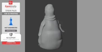 Emperor Penguin - Prehistoric Animal STL