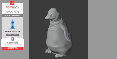 Emperor Penguin - Prehistoric Animal STL