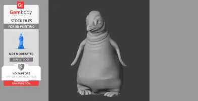 Emperor Penguin - Prehistoric Animal STL