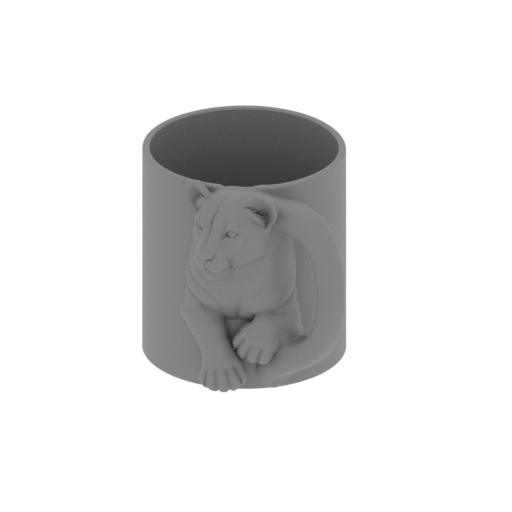 Lioness Mug.stl