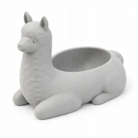 Llama Bowl - Animal Wall Hook STL