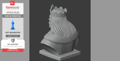 Boleslaw the Brave Bust - Historical Warrior STL