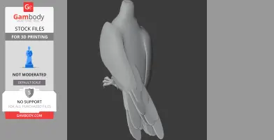 Ferruginous Hawk - Prehistoric Animal STL