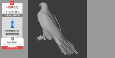 Ferruginous Hawk - Prehistoric Animal STL