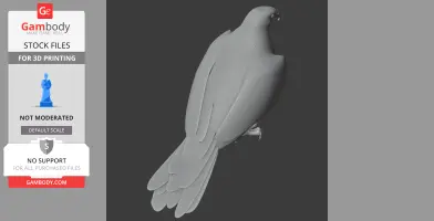 Ferruginous Hawk - Prehistoric Animal STL
