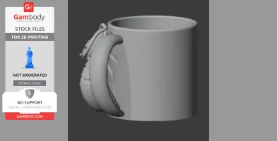 Lobster Mug - Animal Wall Hook STL