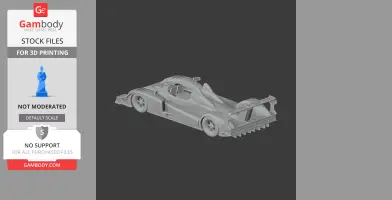 Acura ARX-01 - Scale Vehicle STL