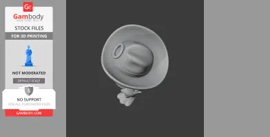 Donald Duck Cowboy Ring Figure - Mashup Figure STL