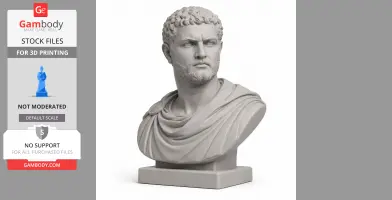 Caracalla Bust - Historical Warrior STL