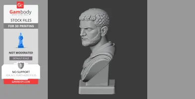 Caracalla Bust - Historical Warrior STL
