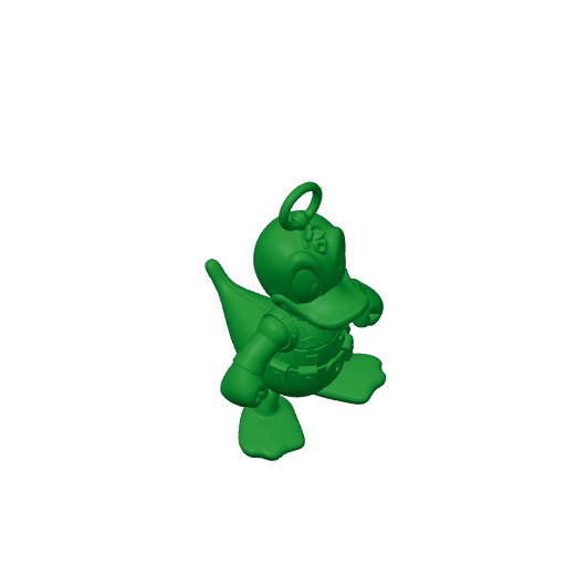Donald Duck Deadpool Ring Figure.3mf