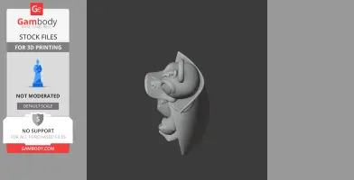 Donald Duck Dracula Ring Figure - Mashup Figure STL