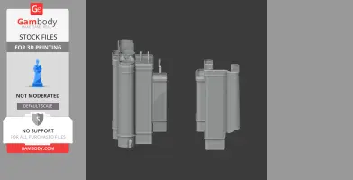 A detailed 3D model of Ak-Saray Palace showing architectural elements for 3D printing.
