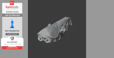 Armored Shrew Skull - Skull Replica STL