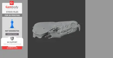 Armored Shrew Skull - Skull Replica STL