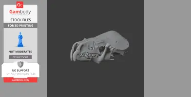 Armored Shrew Skull - Skull Replica STL