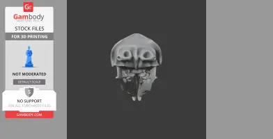 Armored Shrew Skull - Skull Replica STL