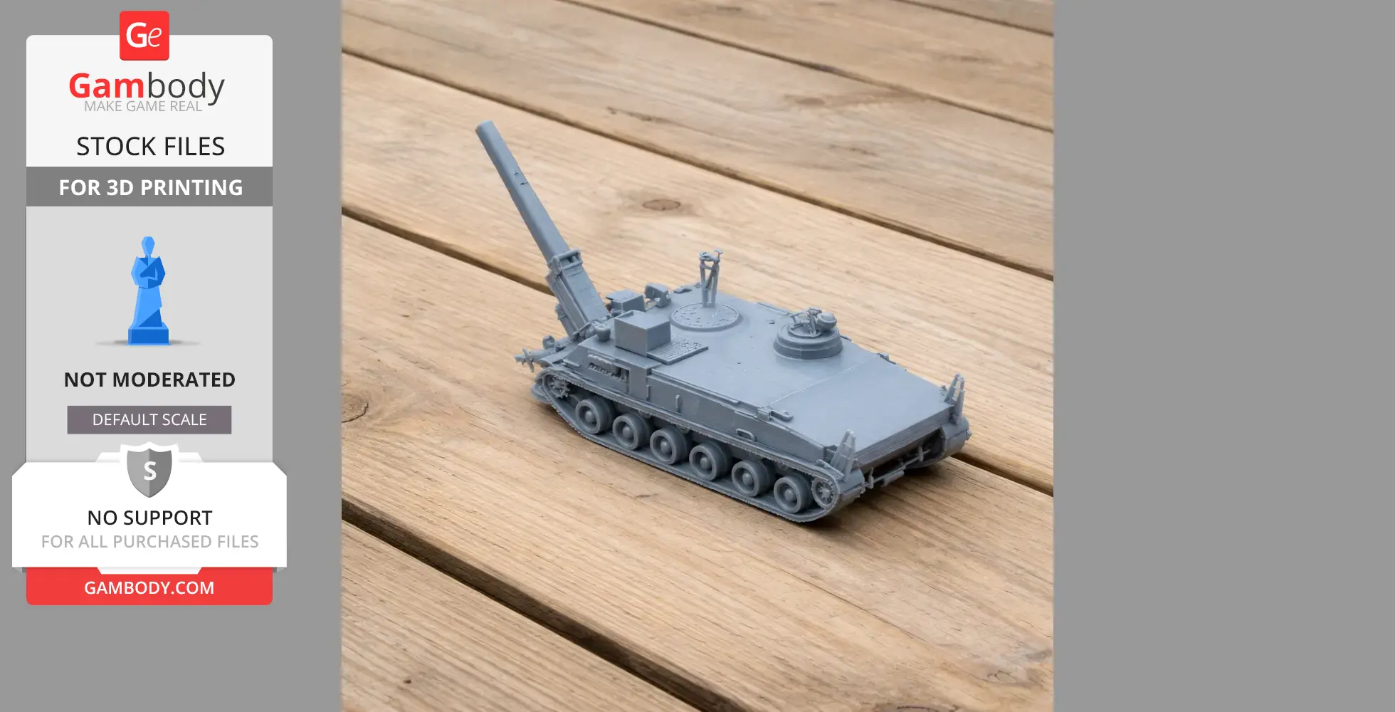 2S4 Tyulpan - Tank Model STL