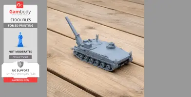 2S4 Tyulpan - Tank Model STL