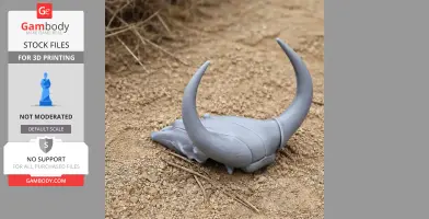 Banteng Skull - Skull Replica STL