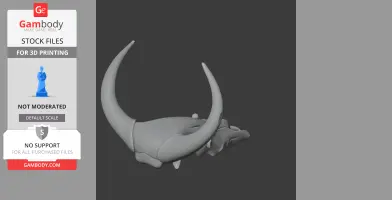 Banteng Skull - Skull Replica STL