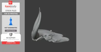 Banteng Skull - Skull Replica STL
