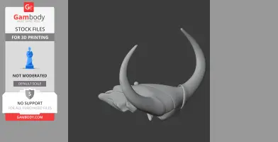 Banteng Skull - Skull Replica STL