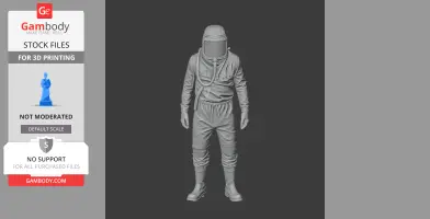 Air Drop - Rust Figurine - Character Figure STL