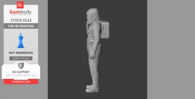 Air Drop - Rust Figurine - Character Figure STL