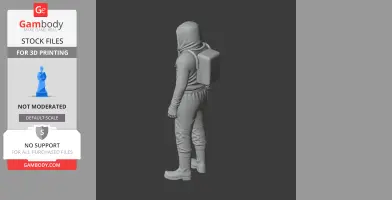 Air Drop - Rust Figurine - Character Figure STL
