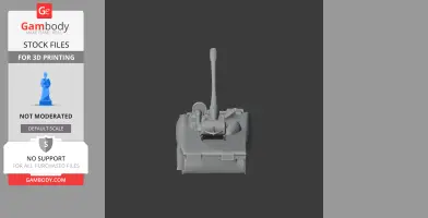 2S5 Giatsint-S - Tank Model STL