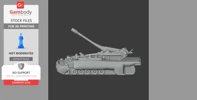 2S5 Giatsint-S - Tank Model STL