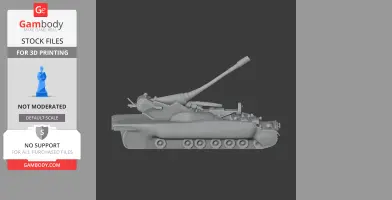 2S5 Giatsint-S - Tank Model STL